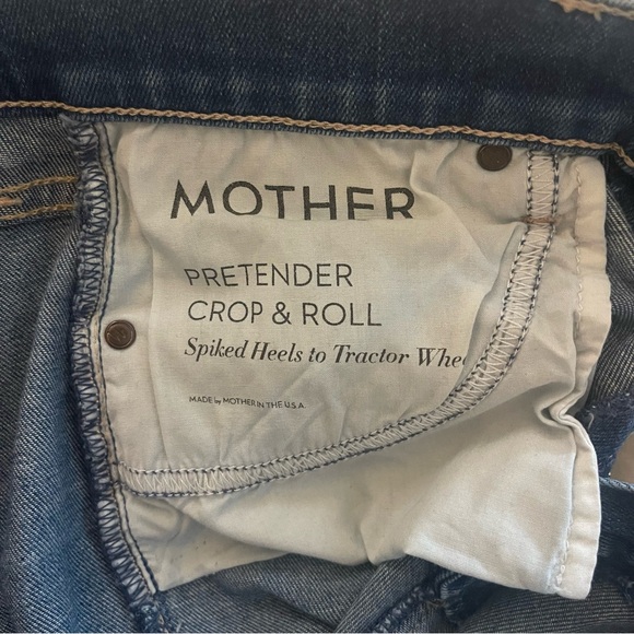 MOTHER Jeans Pretender Crop & Roll - Picture 7 of 11